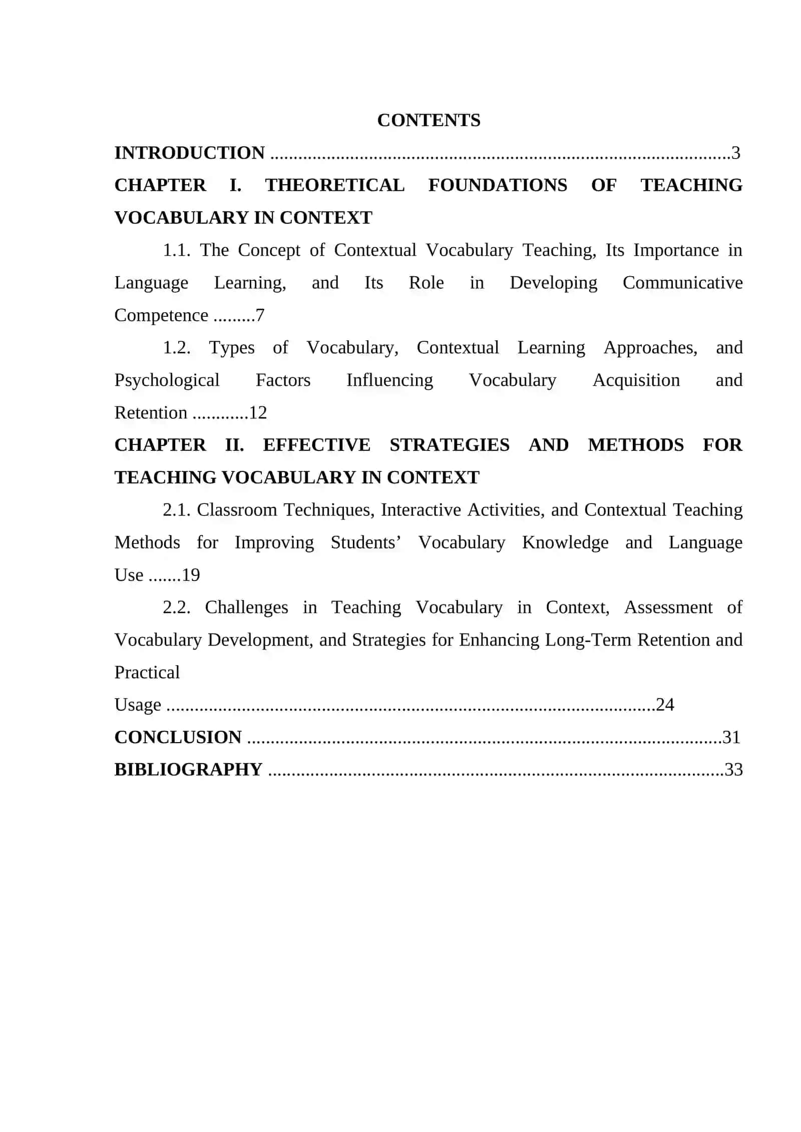STRATEGIES FOR TEACHING VOCABULARY IN CONTEXT 2