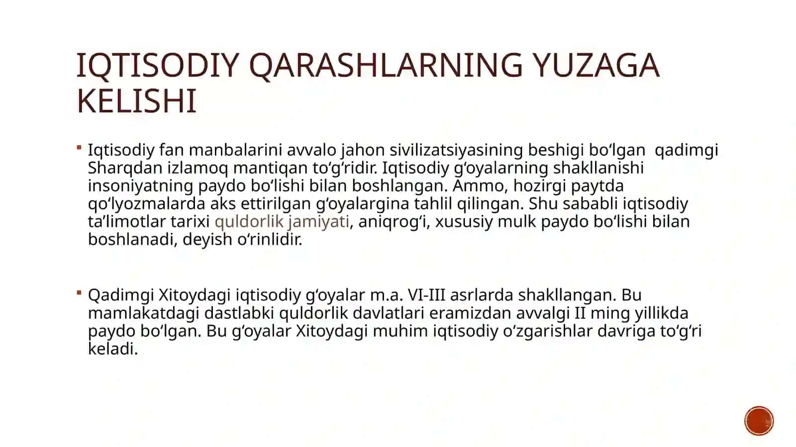Qadimgi xitoydagi iqtisodiy fikrlar 2