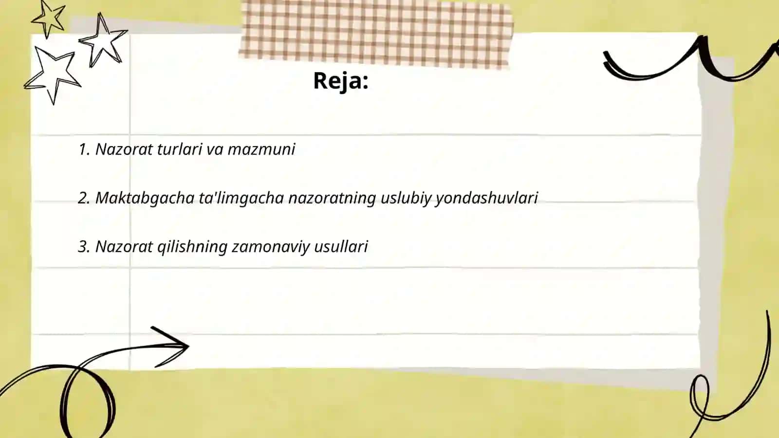 Nazorat qilishning usul va uslublari 2