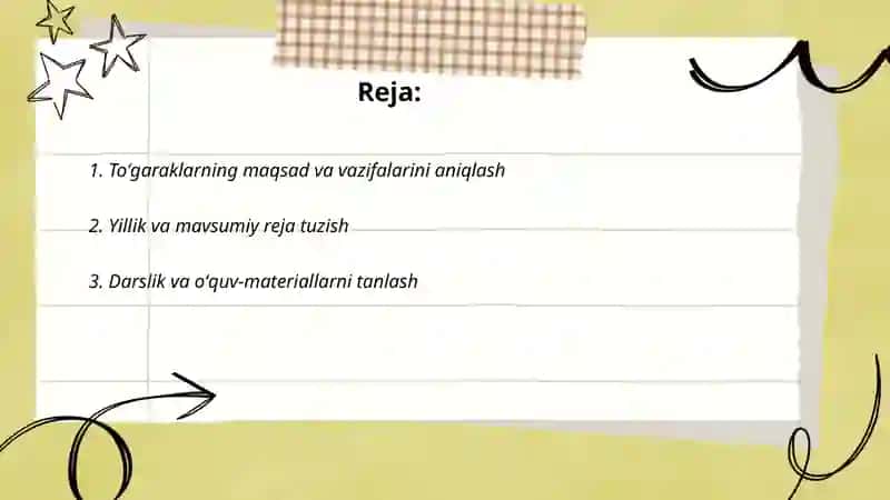 Texnologiya darslarida toʻgaraklarni tashkil etish 2