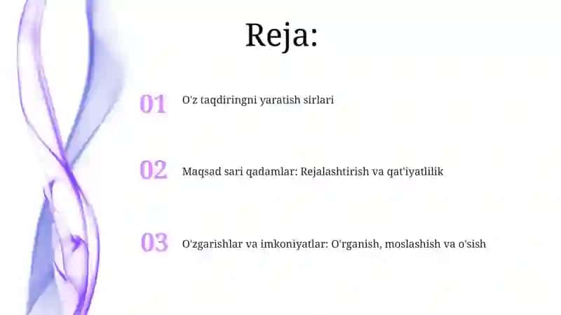 O'zlikni anglash va maqsadlarni belgilash 2