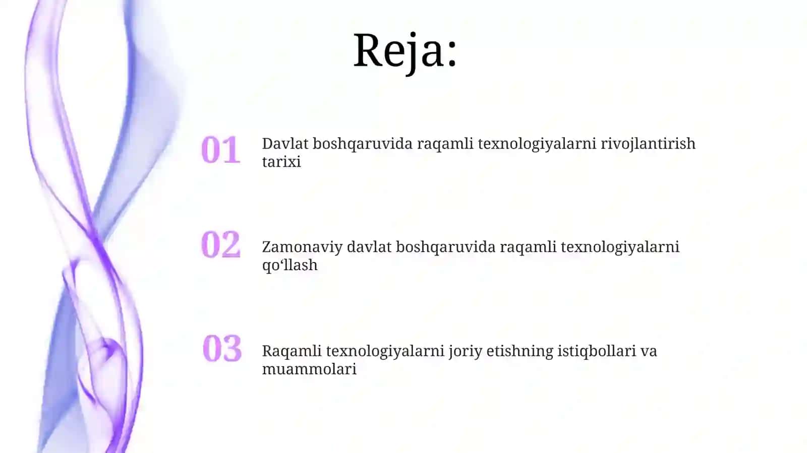 Davlat boshqaruvida raqamli texnologiyalarni rivojlantirish 2