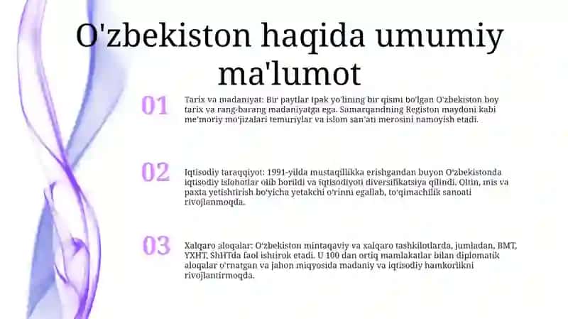 O'Zbekiston Va Jahon Hamjamiyati 2