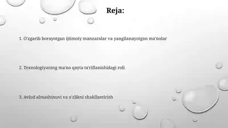 Ijtimoiy oʻzgarishlarning maʼno taraqqiyotiga taʼsiri 2