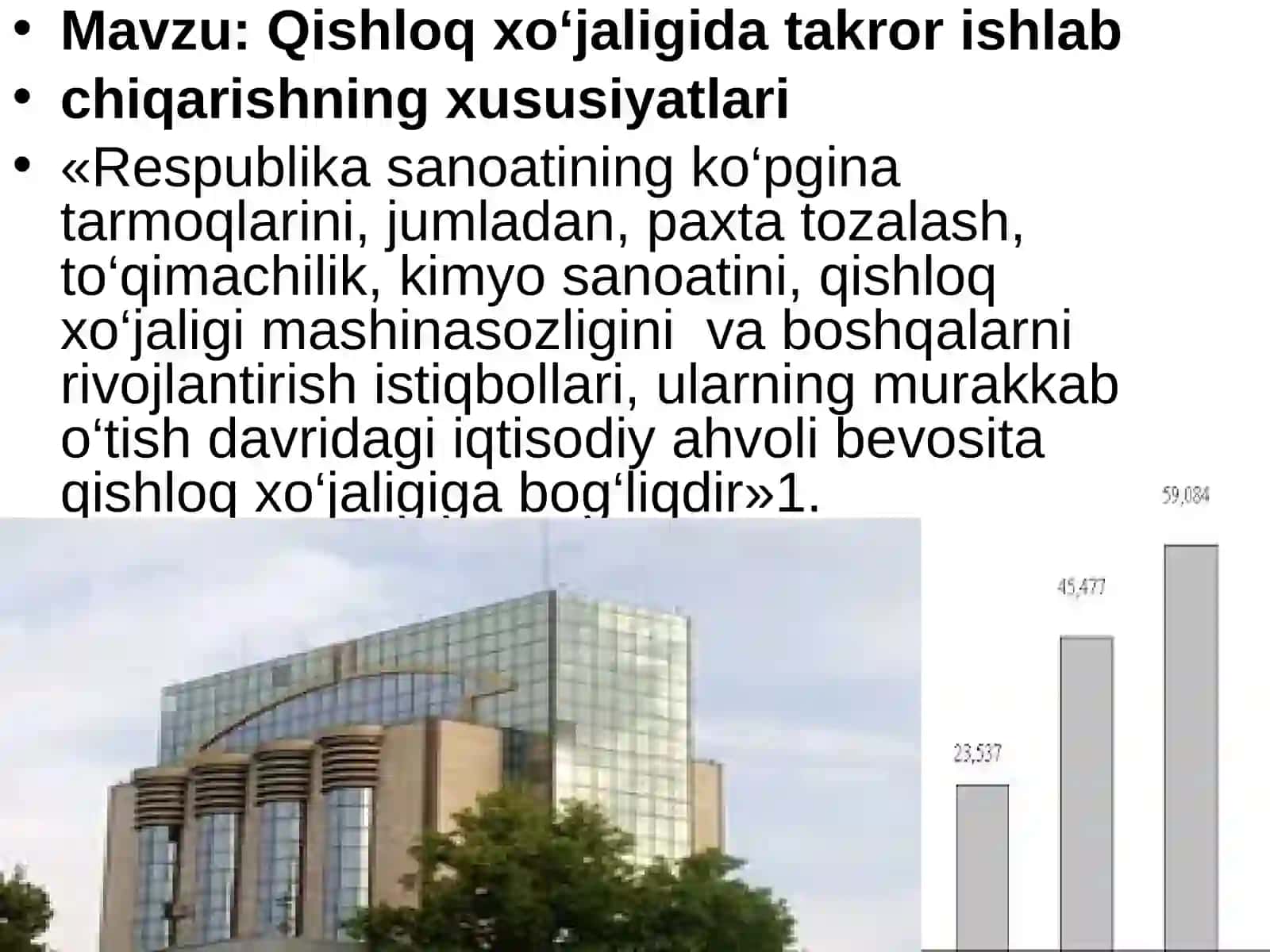 Qishloq xo‘jaligida takror ishlab chiqarishning xususiyatlari 2