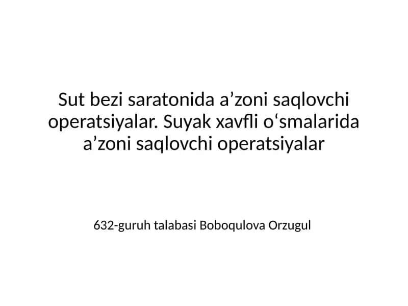 Sut Kanali ve Sut Bezining Saratoni 2