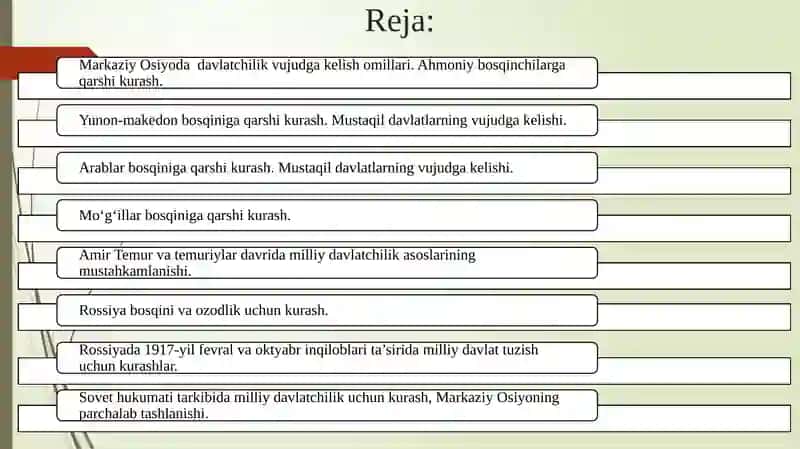 O‘zbekistonda mustaqillik g‘oyalarining tarixiy asoslari 2