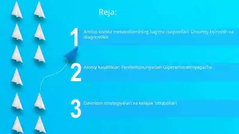 Aminokislotalar almashinuvining tug’ma kasalliklari 2