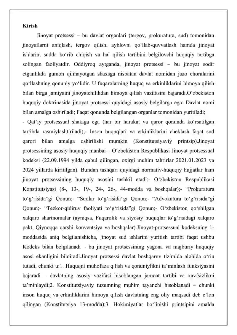 Jinoyat Protsessi Tushunchasi Va Uning Vazifalari 2