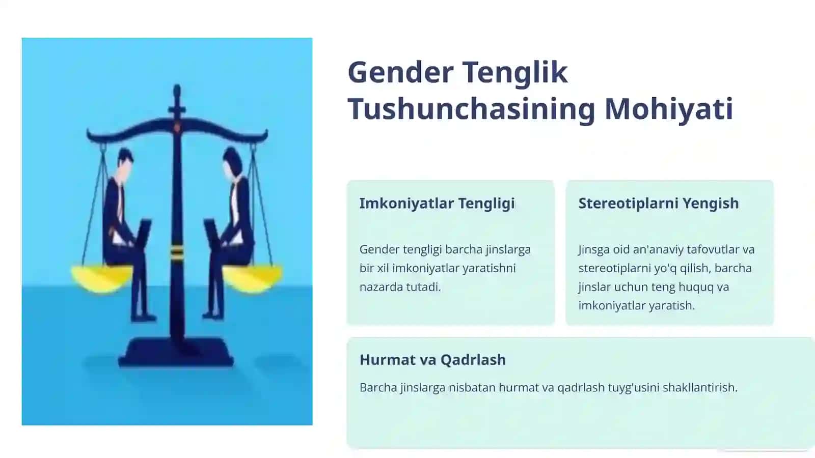 Gender Tenglik Tushunchasining Mohiyati 2
