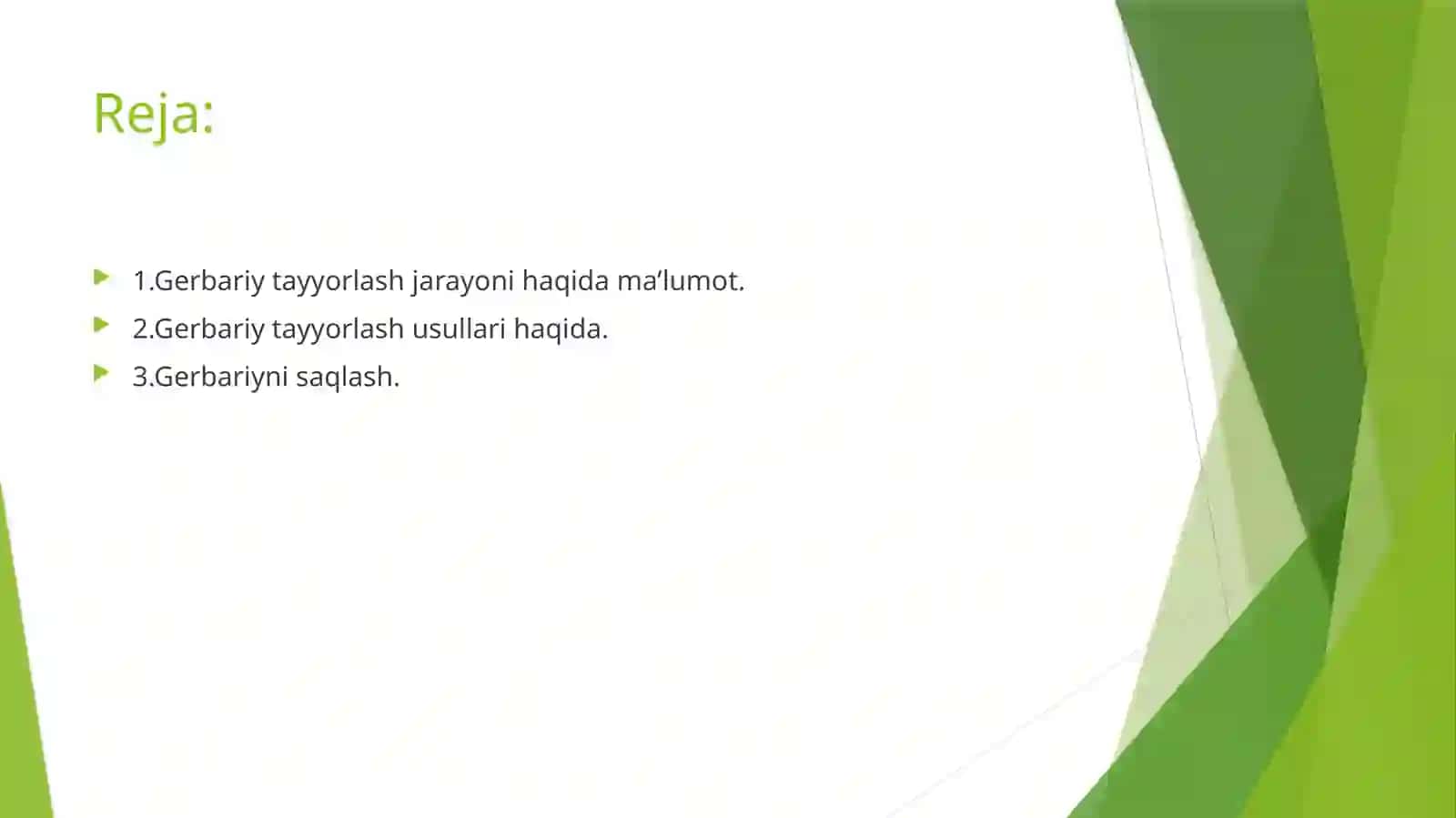 Gerbariy tayyorlash va tayyorlash usullari 2