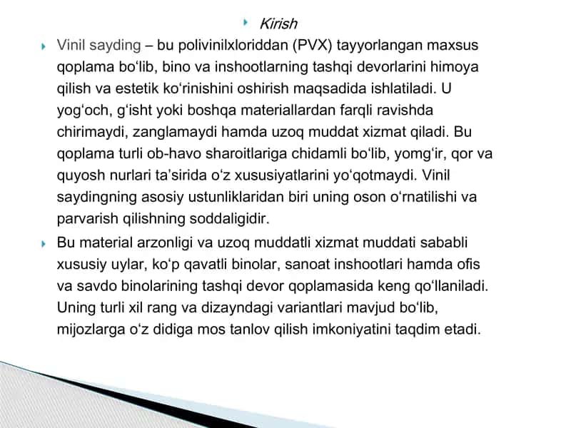 Vinil sayding 2