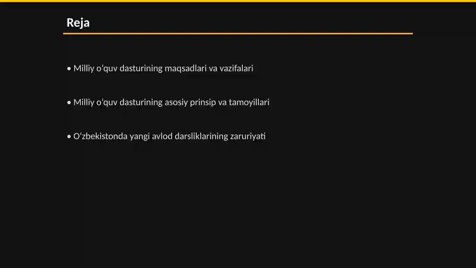 Milliy o‘quv dasturining mazmun-mohiyati.O‘zbekistonda yangi avlod darsliklarining yaratilishi.Steam yondoshuv 2