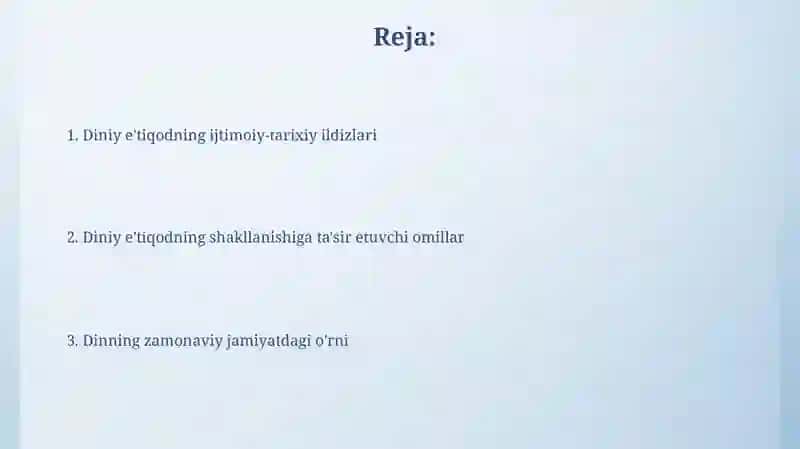 Dinlar kelib chiqishining ijtimoiy tarixiy asoslari 2