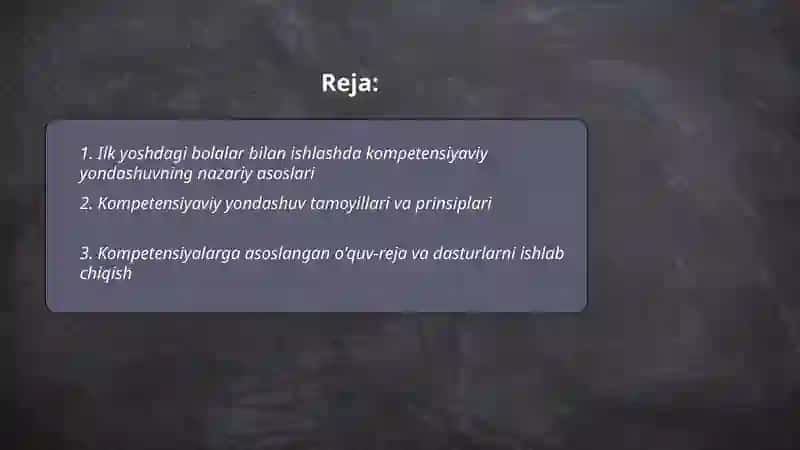 Kompetensiyaviy yondashuv ilk yoshdagi bolalar tarbiyasida 2