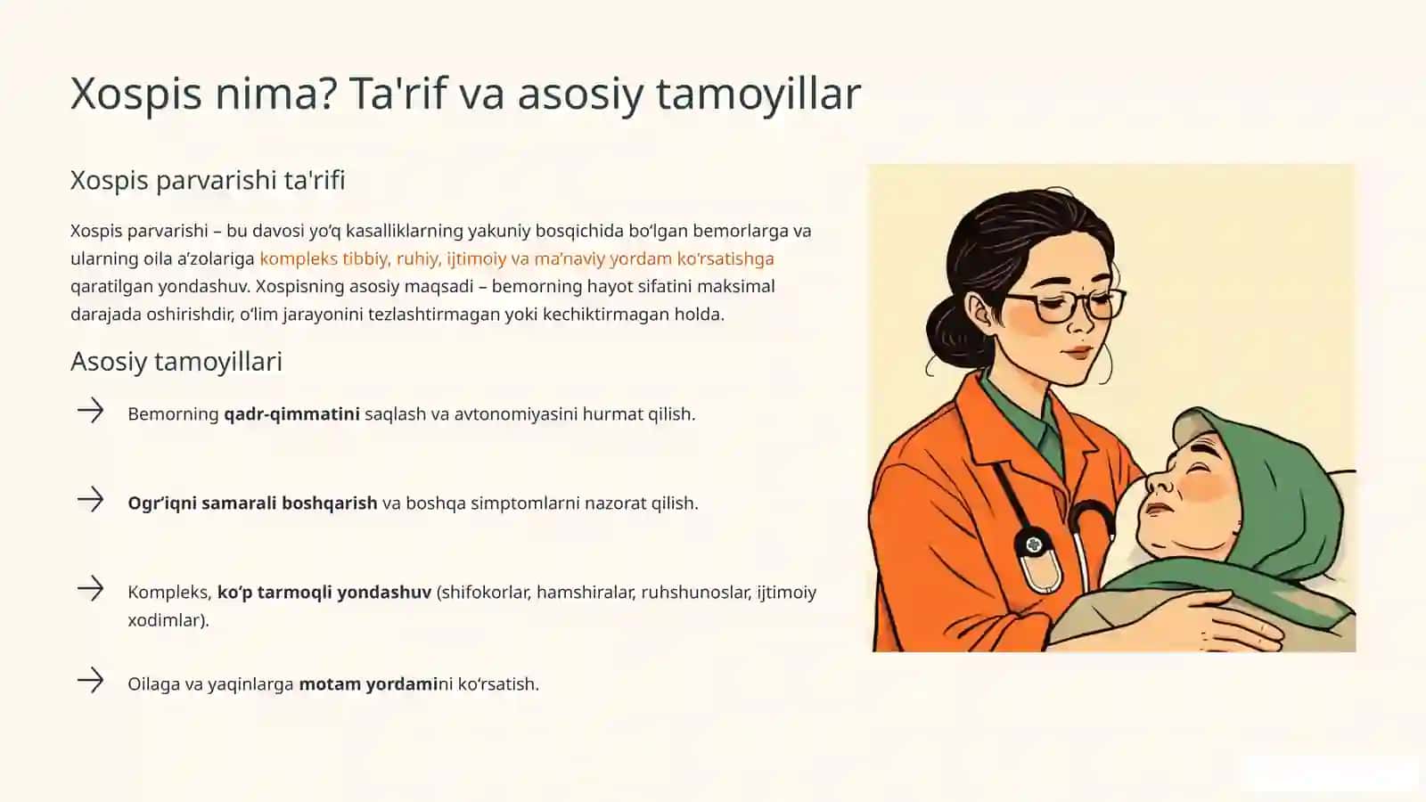 Rivojlangan mamlakatlarda xospislar faoliyati:Global tajriba 2