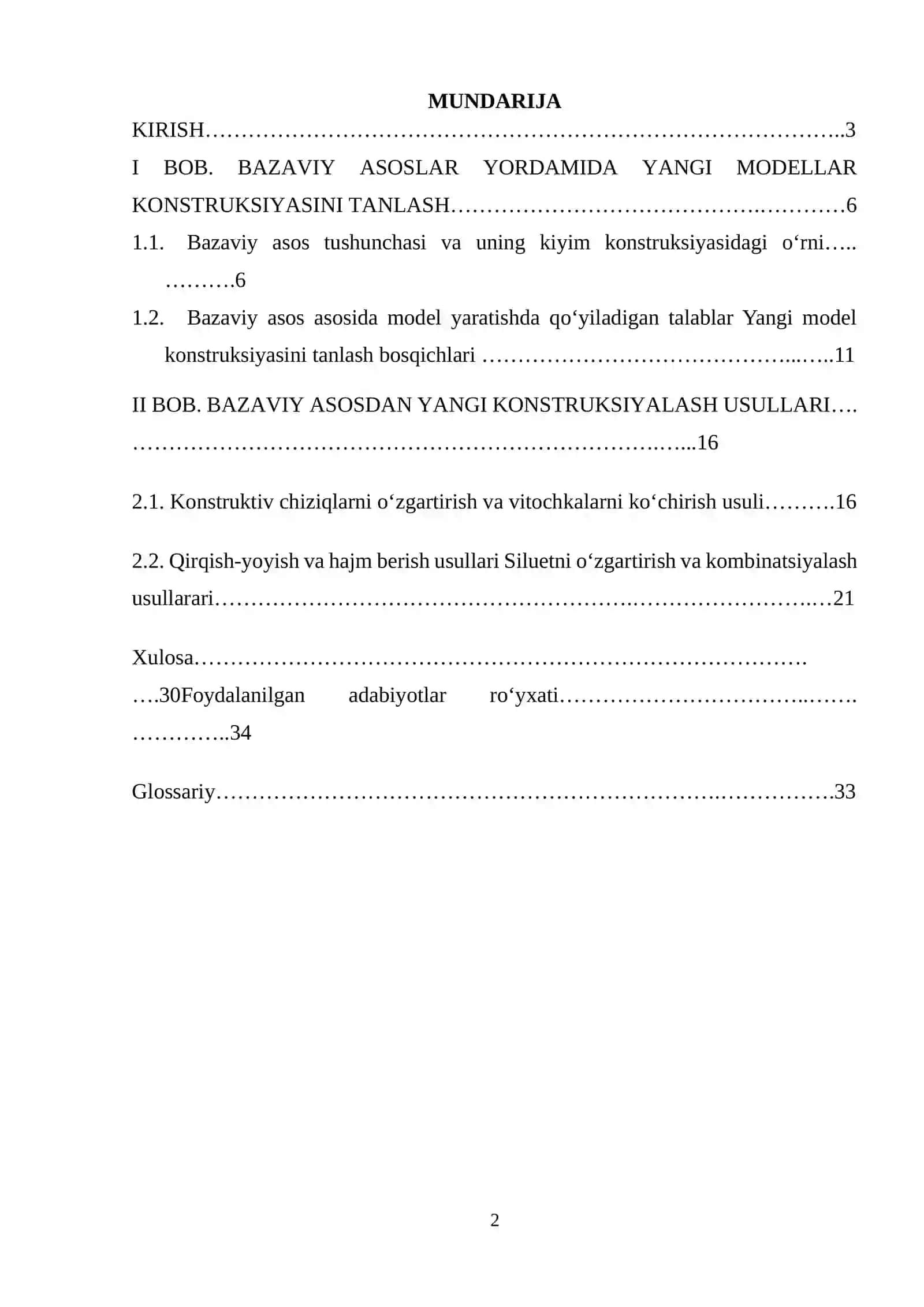 Bazaviy asoslar yordamida yangi modellar konstruksiyasini tuzish. Yangi model tuzulmasining tahlili. Modelga mos bazaviy konstruksiyasini tanlash. Bazaviy asosdan yangi konstruksiyalar tuzish usullari 2
