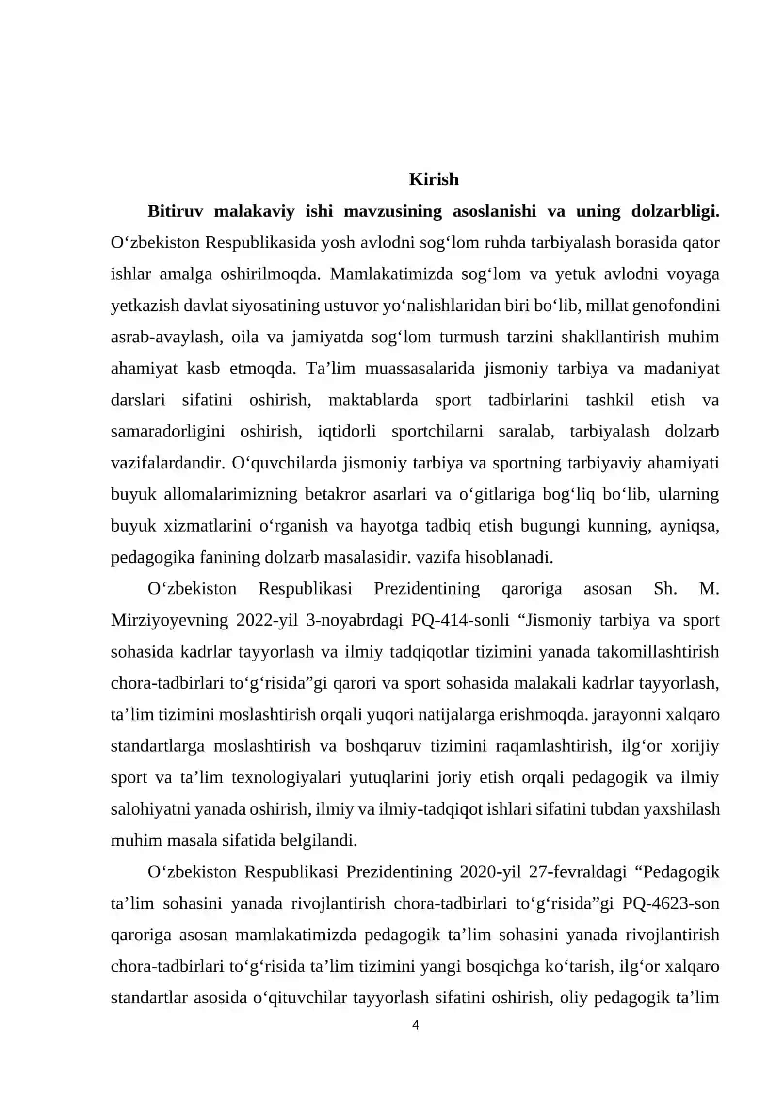 UMUMIY O‘RTA TA’LIM MAKTABLARIDA JISMONIY TARBIYA DARSLARINI ZAMONAVIY METODLAR ORQALI REJALASHTIRISH VA TASHKIL QILISH ISHI 2
