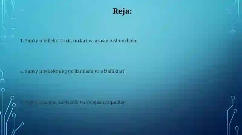 Sun'iy intellekt: Ta'rif, asosiy tushunchalar va tarix 2