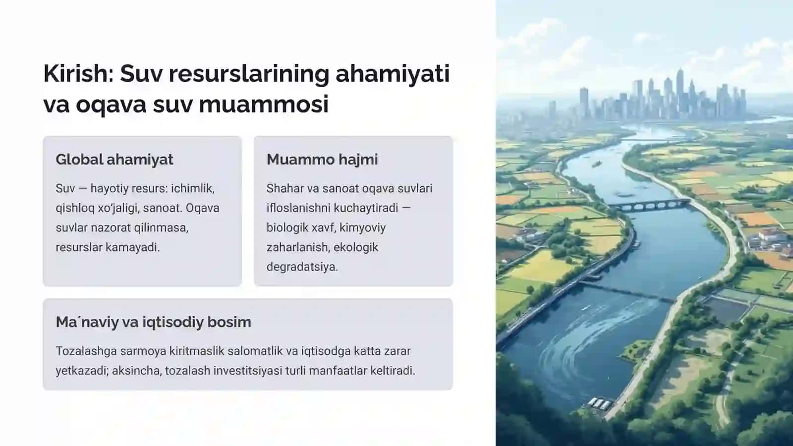 Oqava suvlarni tozalash: Kelajak uchun muhim qadam 2