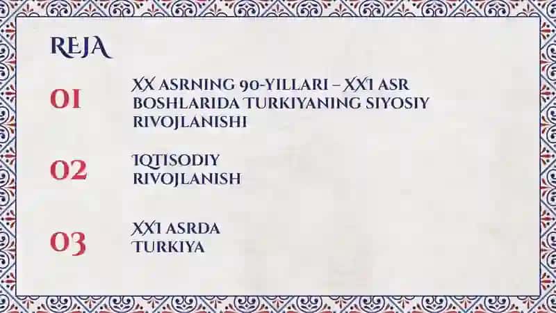 1991 – 2017-YILLARDA TURKIYA RESPUBLIKASI 2
