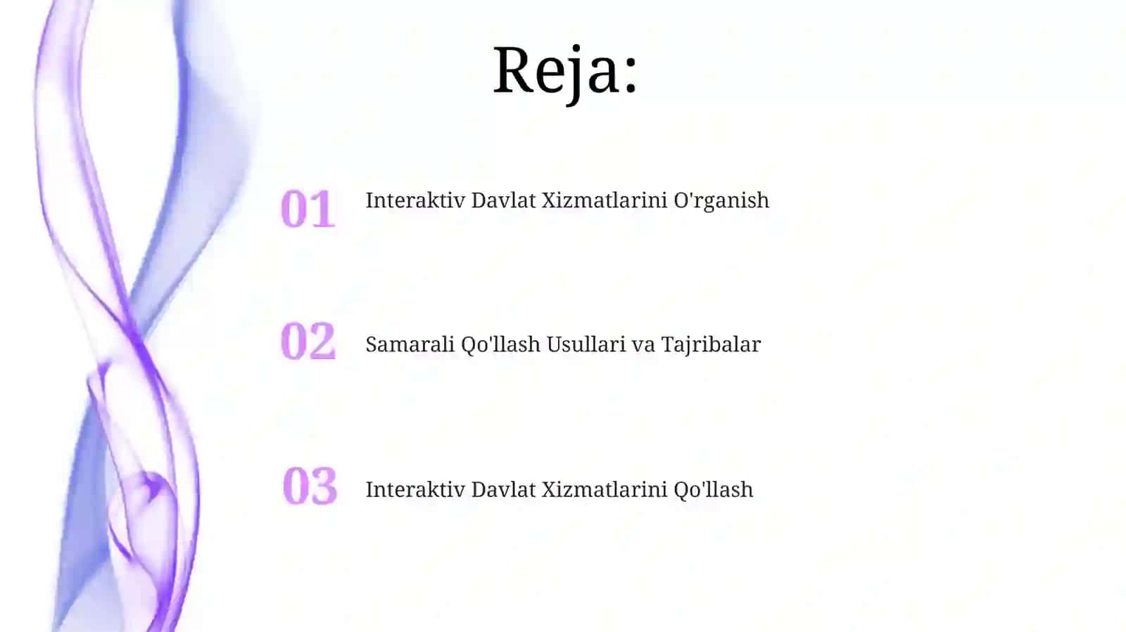Interaktiv Davlat Xizmatlarini O'rganish 2