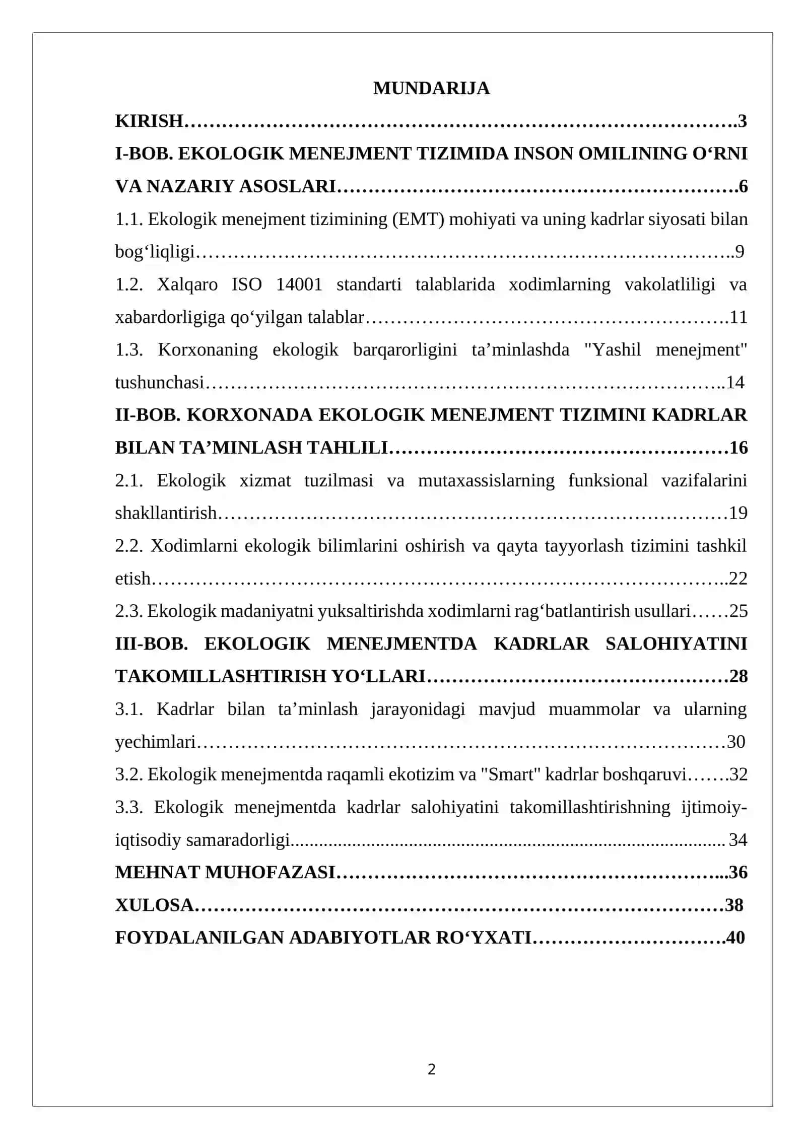 EKOLOGIK SUGʻURTA 2