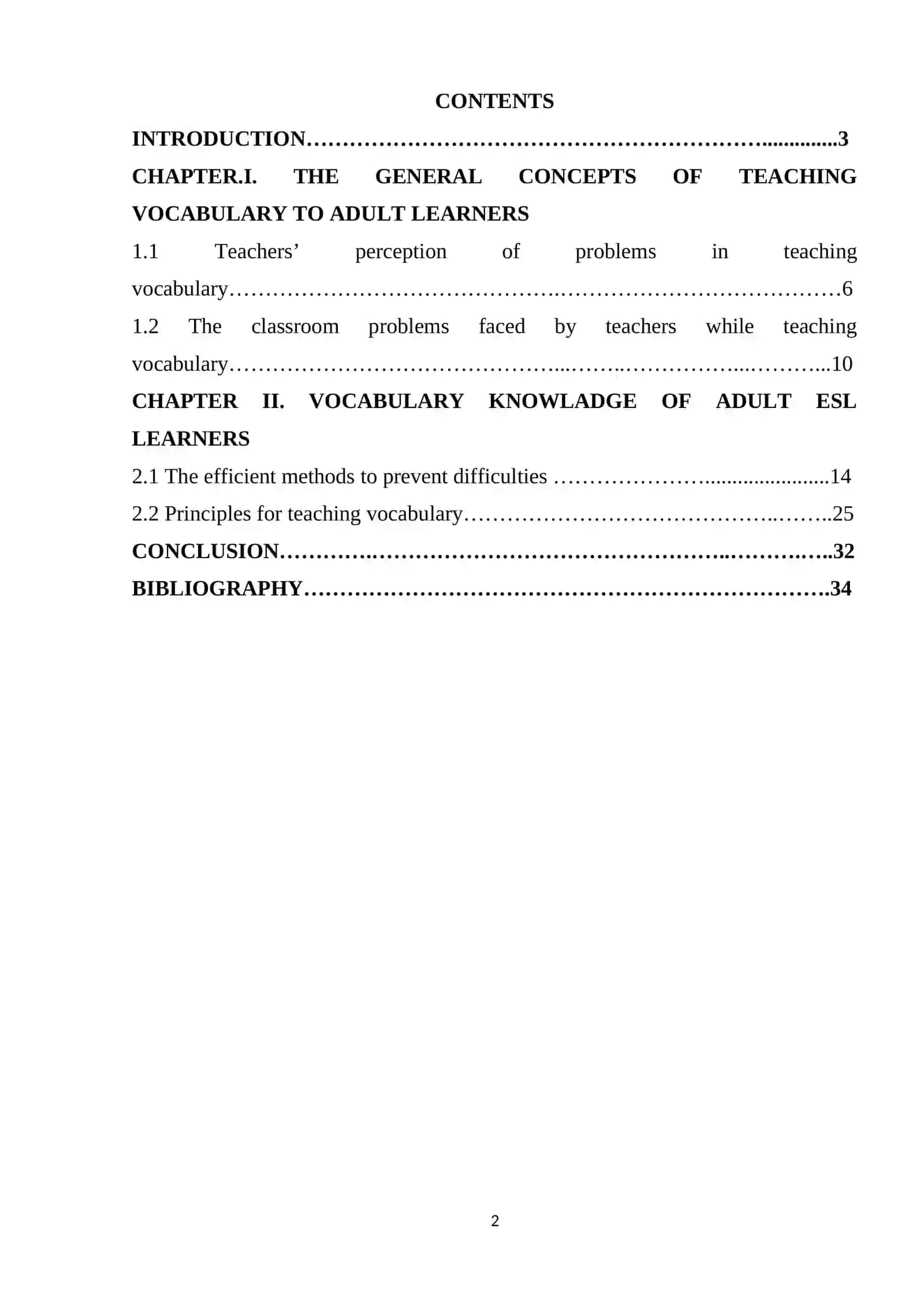 Vocabulary Teaching to Adult ESL Learners 2