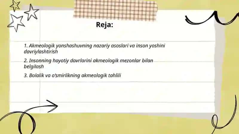 Insonning yosh rivojlanishini davriylashtirishga akmeologik yonshashuv 2
