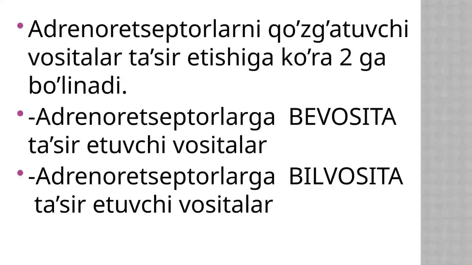 Adrenomimetiklar 2