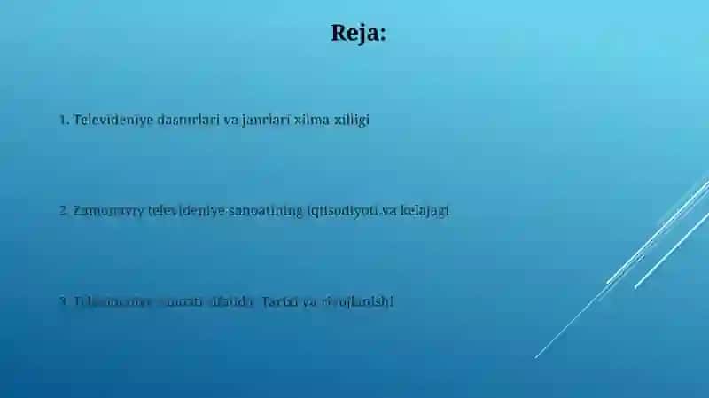 Televidenie -ko’ngil ochar sanoat sifatida 2