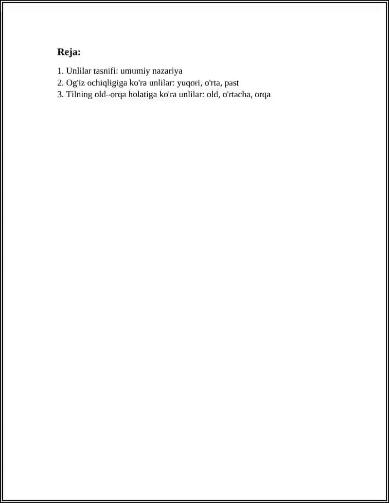 UNLILAR TASNIFI 2
