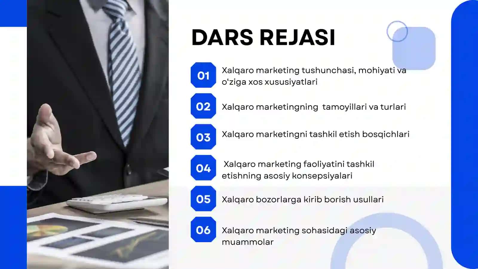 Xalqaro MARKETINGNING NAZARIY ASOSLARI 2
