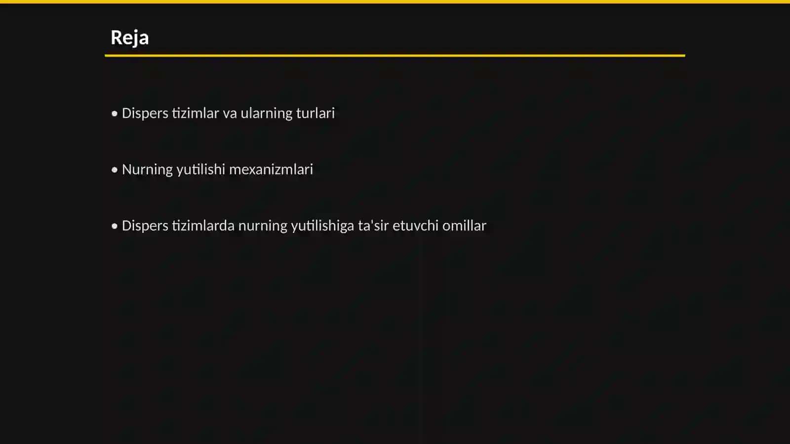 Dispers sistemalarda nurning yutilishi slayd 2