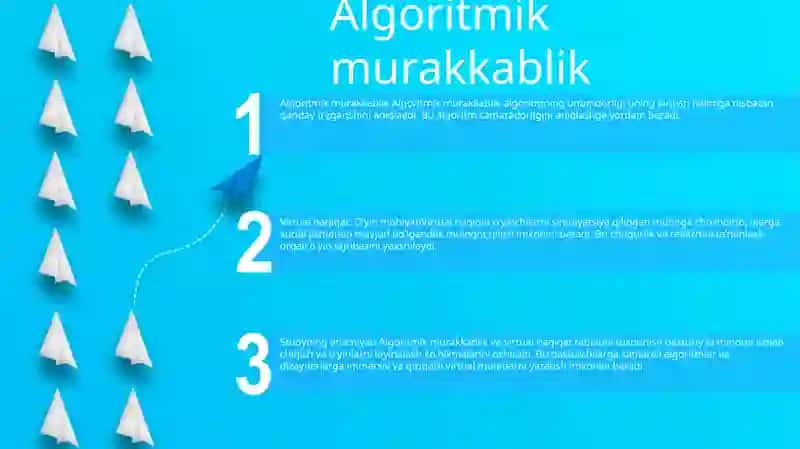 Algoritmik murakkablik va virtual haqiqat 2