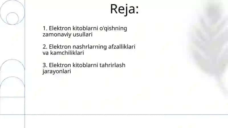 Elektron kitoblarni o'qish va tahrirlash 2