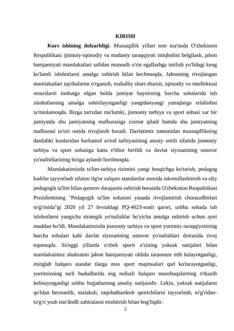 Jismoniy Madaniyatning Jamiiyatdagi Vazifalari va Shakllari 2