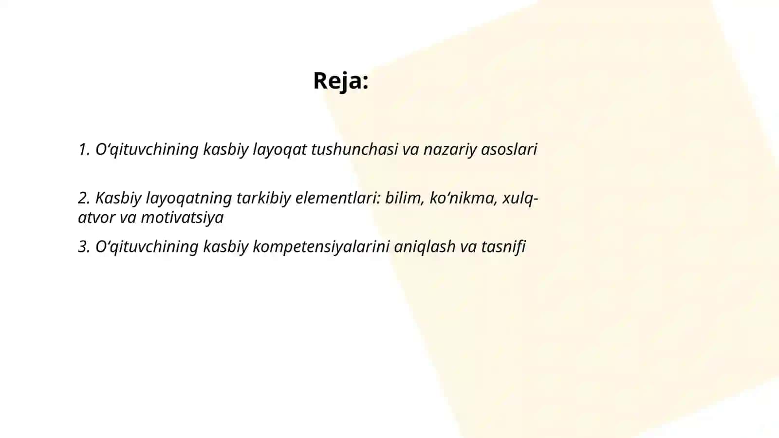 Oʻqituvchining kasbiy layoqati va uni tashxislash muammolari 2