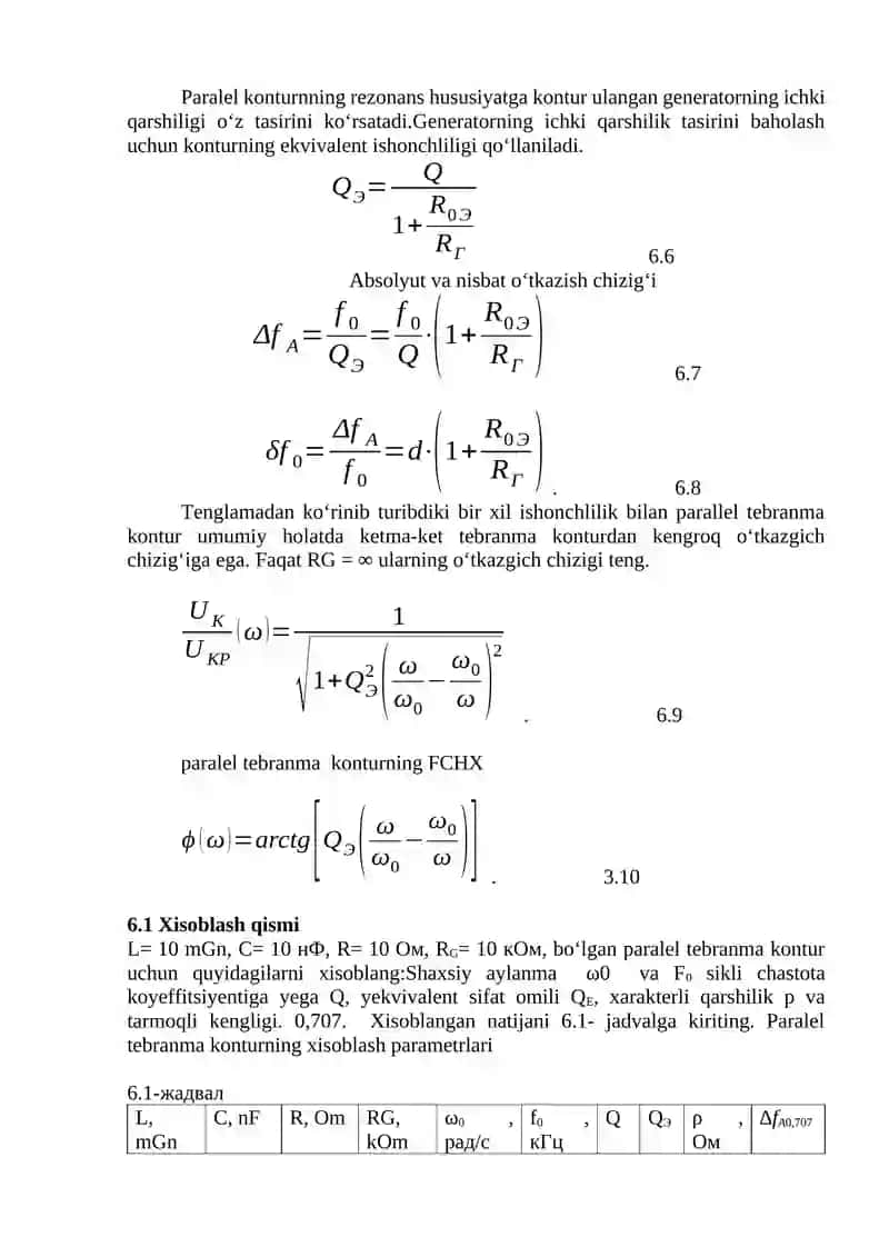 PARALEL TEBRANISH KONTURLARINI TADQIQ ETISH 2
