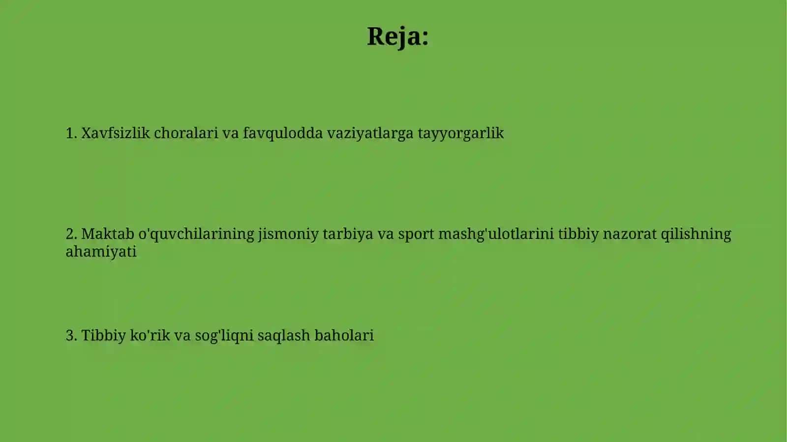 Jismoniy tarbiya va sportga tibbiy cheklovlar 2