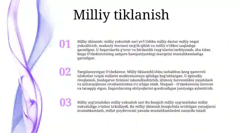 Yangilanayotgan O'Zbekiston: Milliy Tiklanishdan Milliy Yuksalish Sari 2