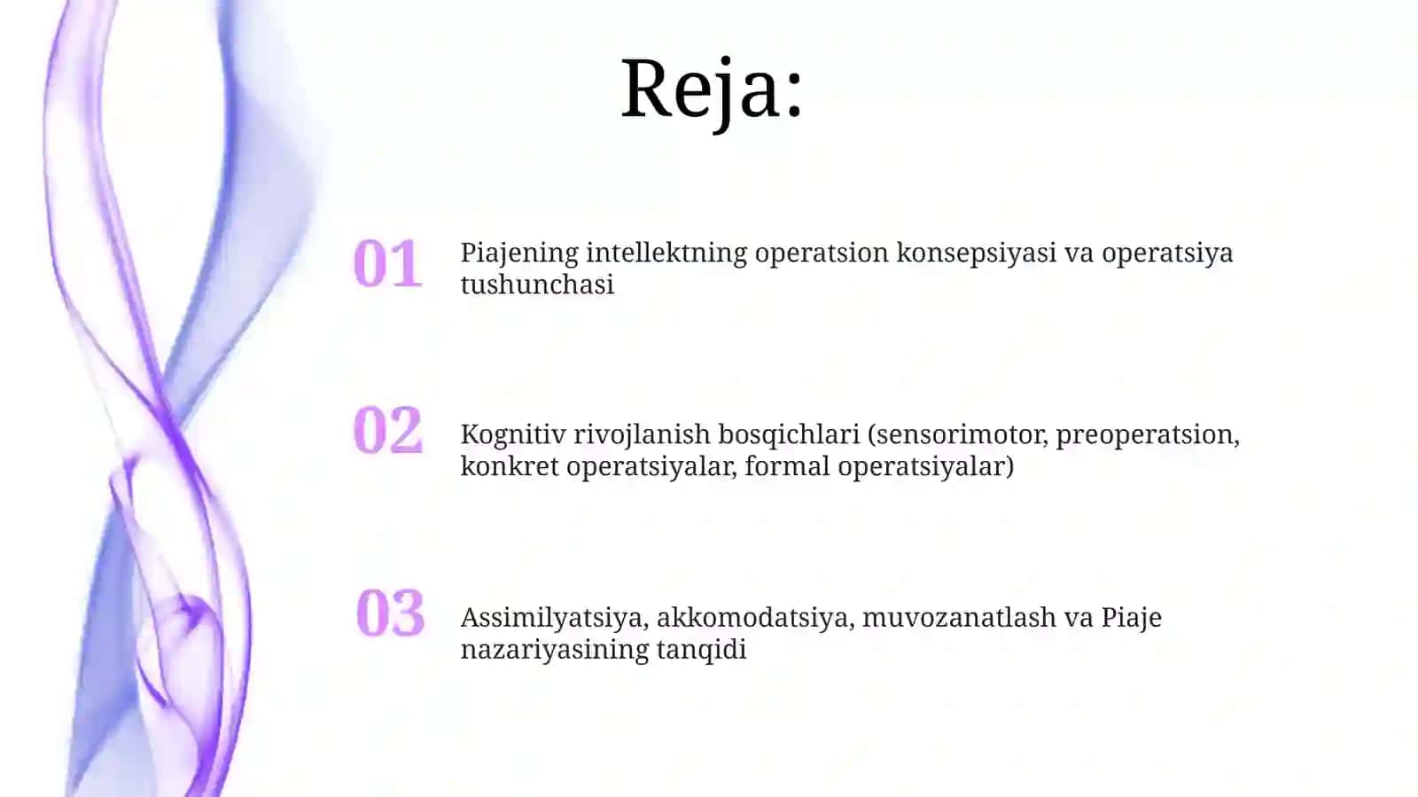 Piajening intellektning operatsion konsepsiyasi 2