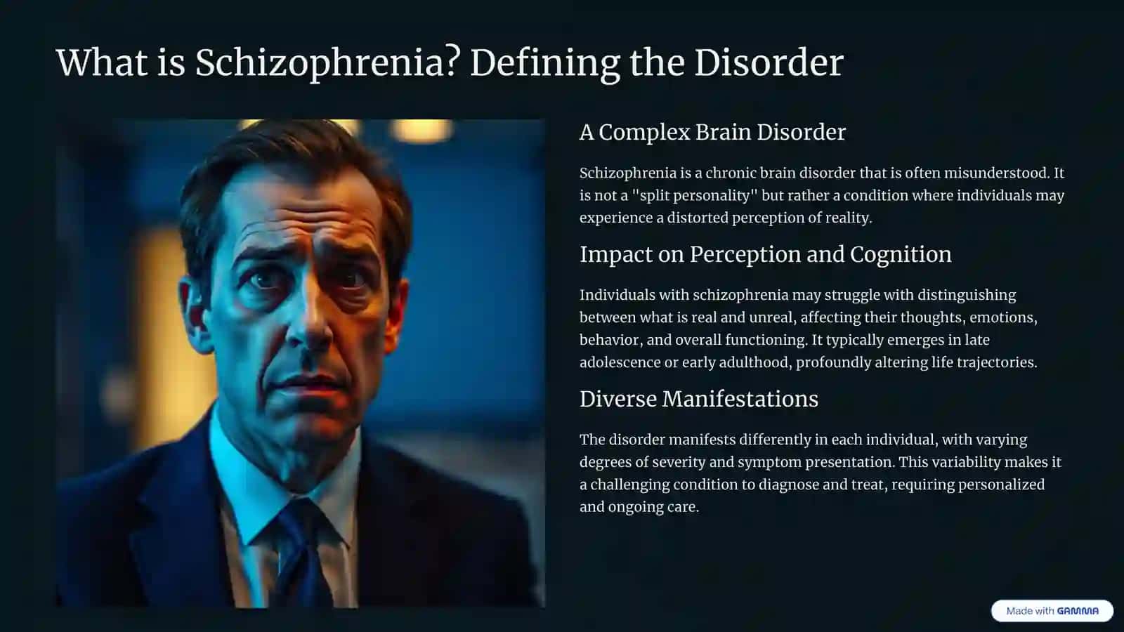 Understanding Schizophrenia: A Comprehensive Overview 2