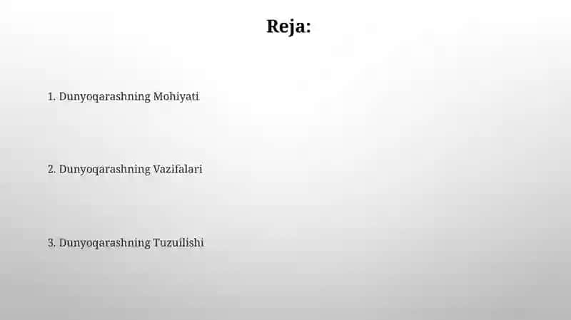 Dunyoqarashning Mohiyati, Dunyoqarashning Vazifalari, Dunyoqarashning Tuzuilishi 2
