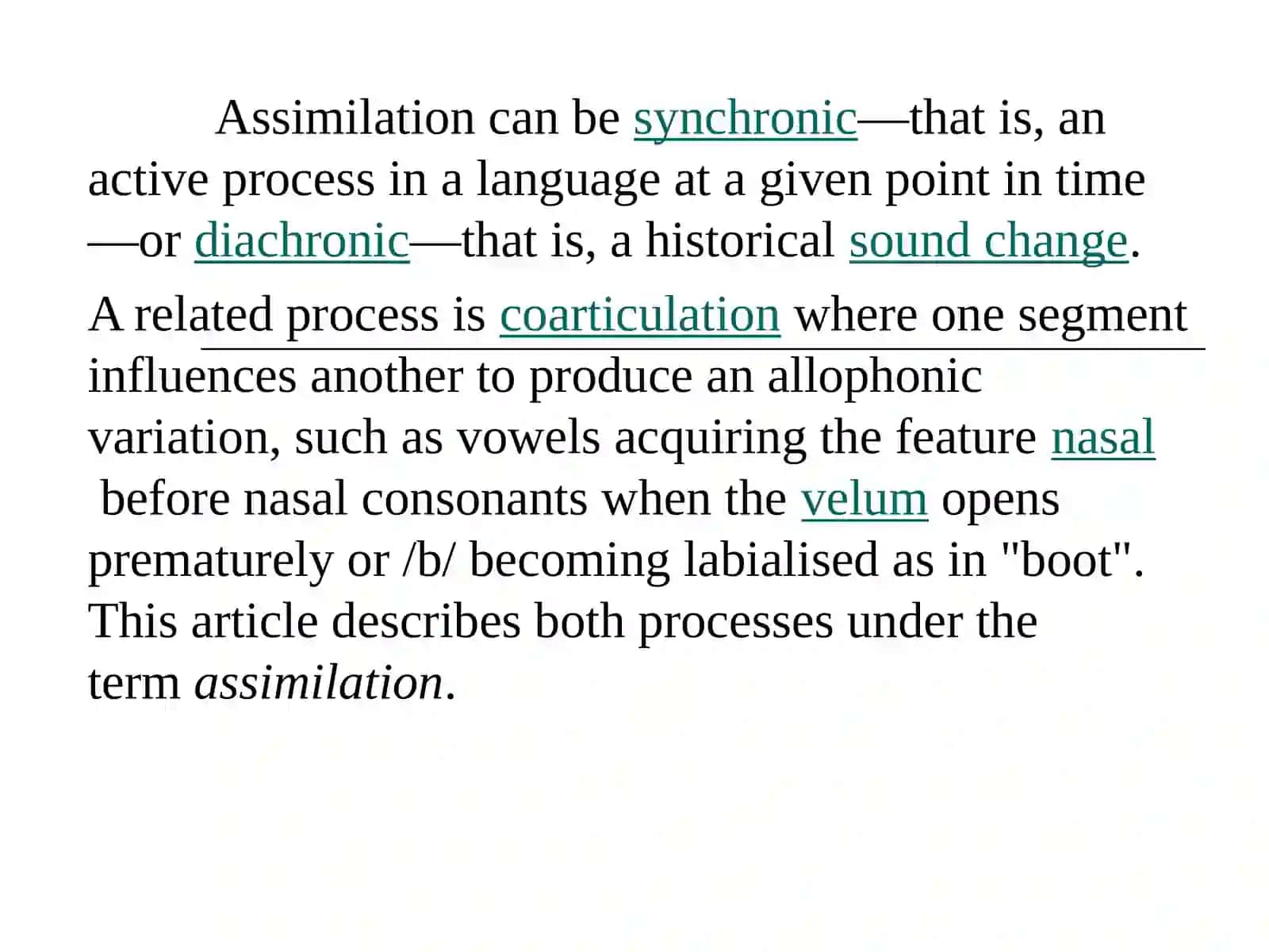 ASSIMILATION 2