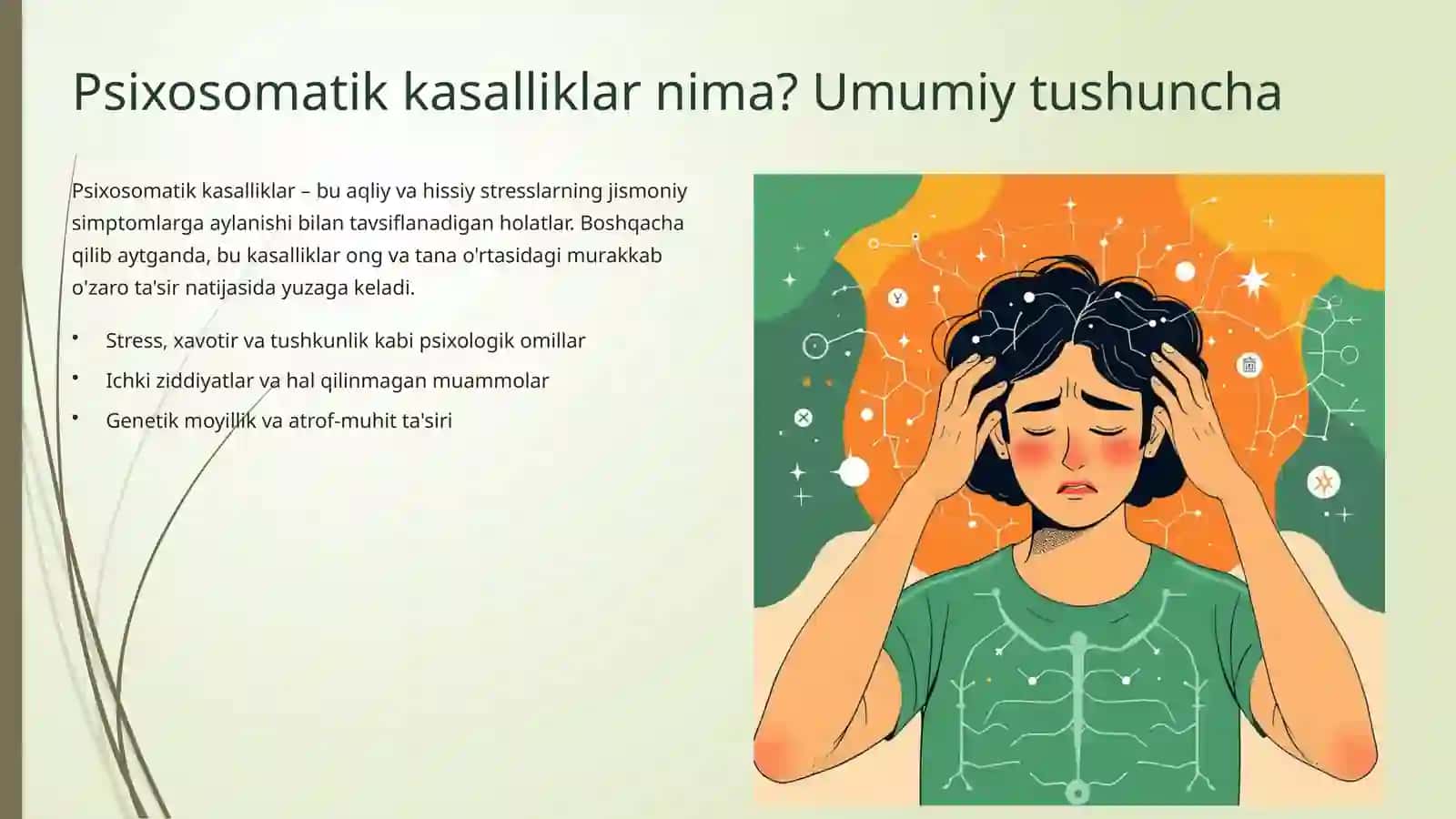 Psixosomatik kasalliklari bilan kasallangan bemorlarning psixologik ximoya mexanizmlari 2