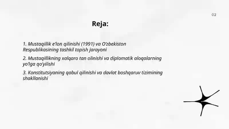 Oʻzbekiston Respublikasining Mustaqil tashkili va uning tarixiy ahamiyati 2