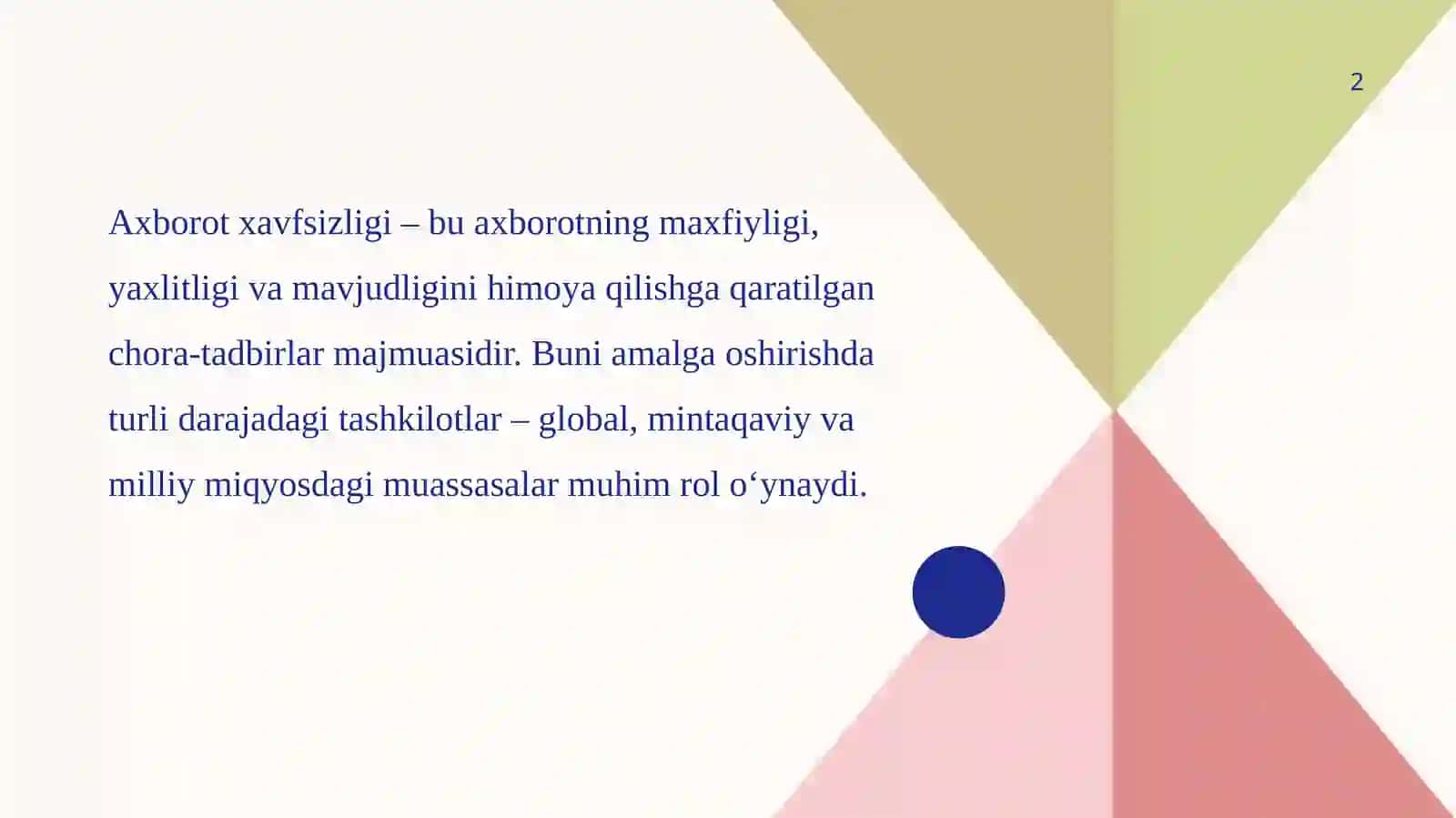 Axborot xavfsizligi 2