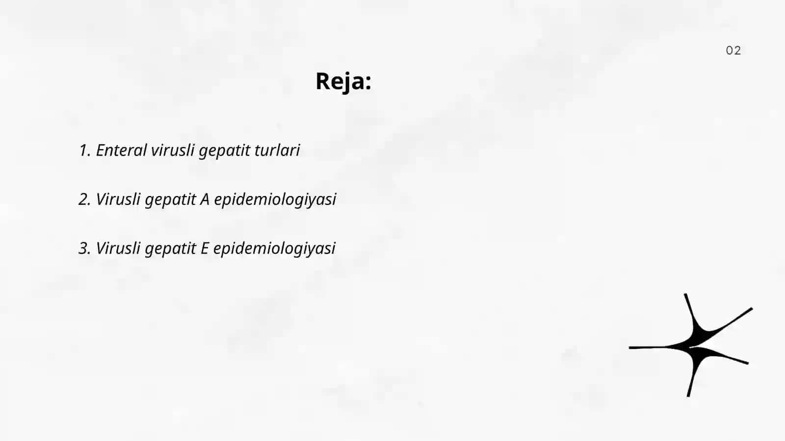 Enteral virusli gepatitlar. Virusli gepatit A va E kasalligi 2