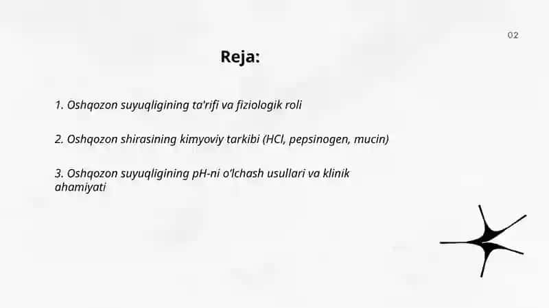 Oshqozon suyuqligi tashxisining klinik ahamiyati 2